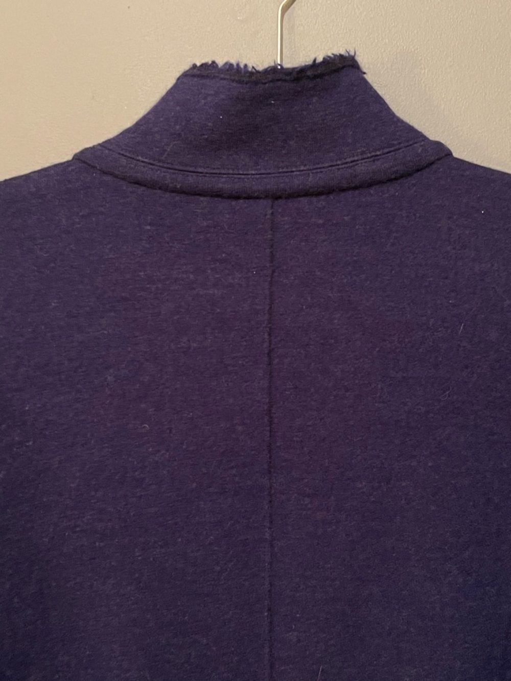 Eileen Fisher Purple 100% Merino Wool Felted Jacket XL Quiet Luxury - Picture 8 of 12